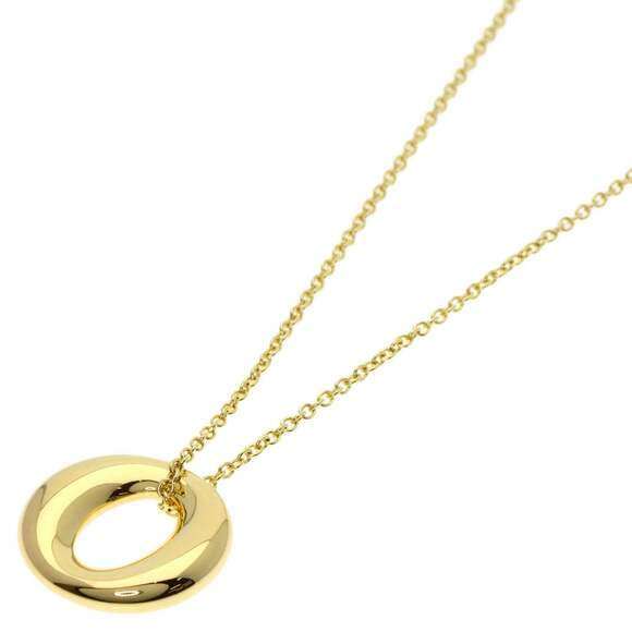 TIFFANY Jewelry - Tiffany & Co. Sebiana Open Circle Necklace in 18K Yellow Gold for Women.